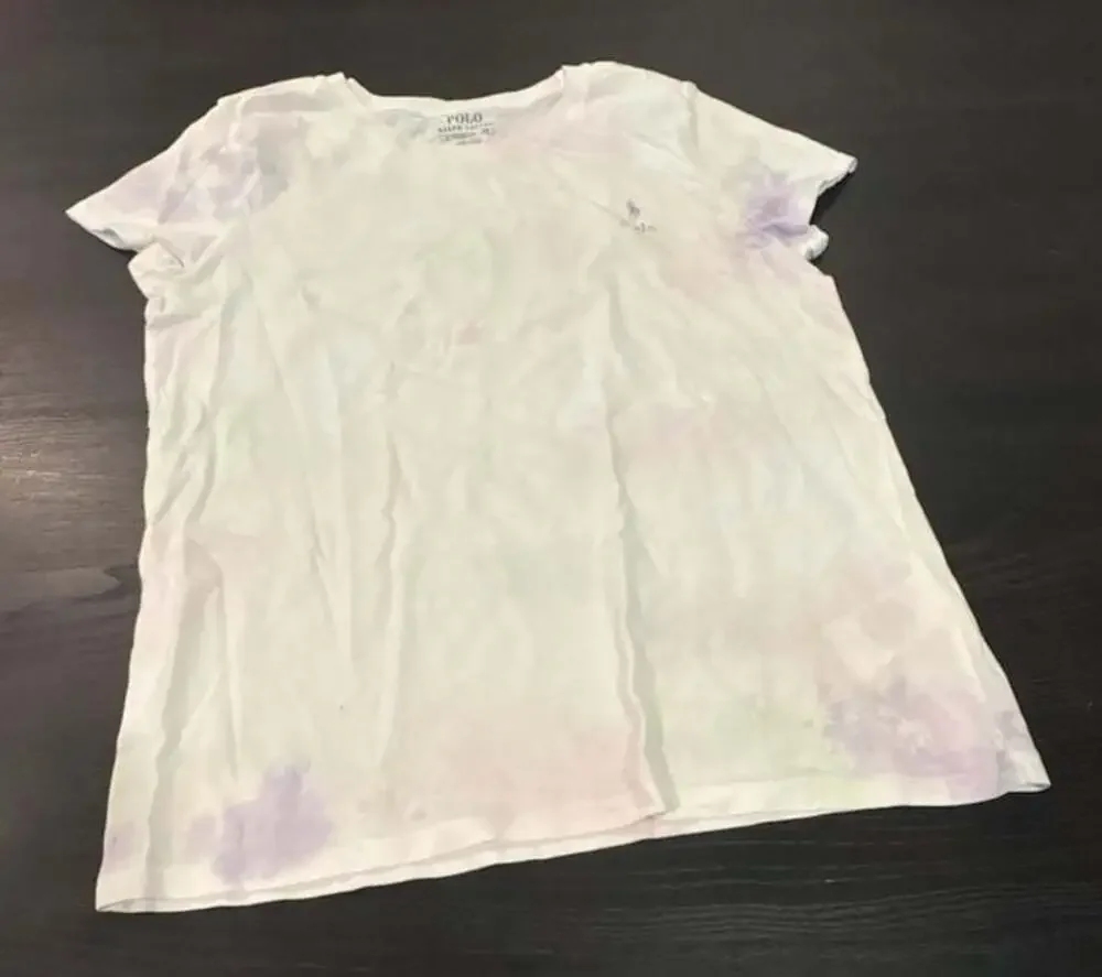 Polo Ralph Lauren Tie-Dye Paint-Splatter T-Shirt kids XL 16 year NEW